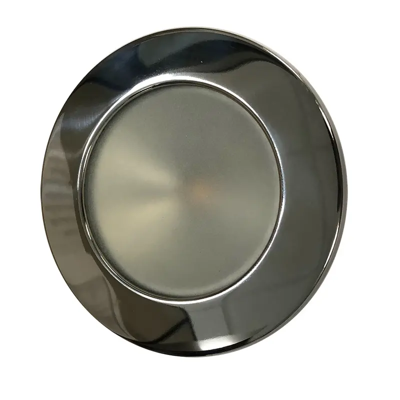 Lunasea Llb-46Ww-3A-Ss Gen 3 Recessed Led Light – 3.5" Warm White Cob, 2700K, 85 Cri, Dimmable, Polished Stainless Bezel 1