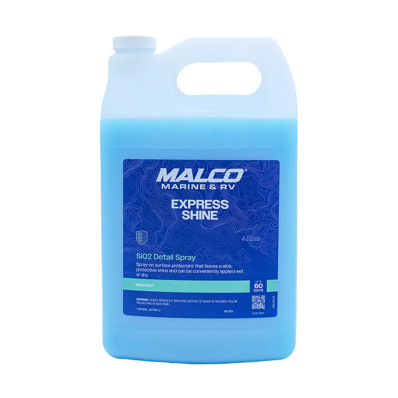 Malco Express Shine Sio2 Detail Spray – Quick-Dry Ceramic-Infused Finish Enhancer (1 Gallon) [167701] 1