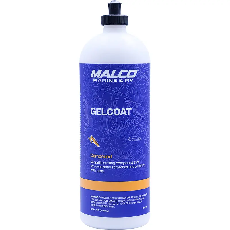 Malco Gel Coat Restoration Compound – 32 Oz (946 Ml) Fiberglass & Marine Use 1