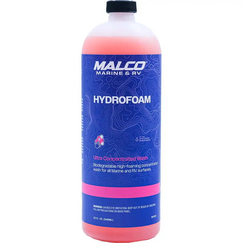 Malco Hydrofoam Ultra-Concentrated Boat Wash – 32-Ounce Ready-To-Dilute Concentrate 1