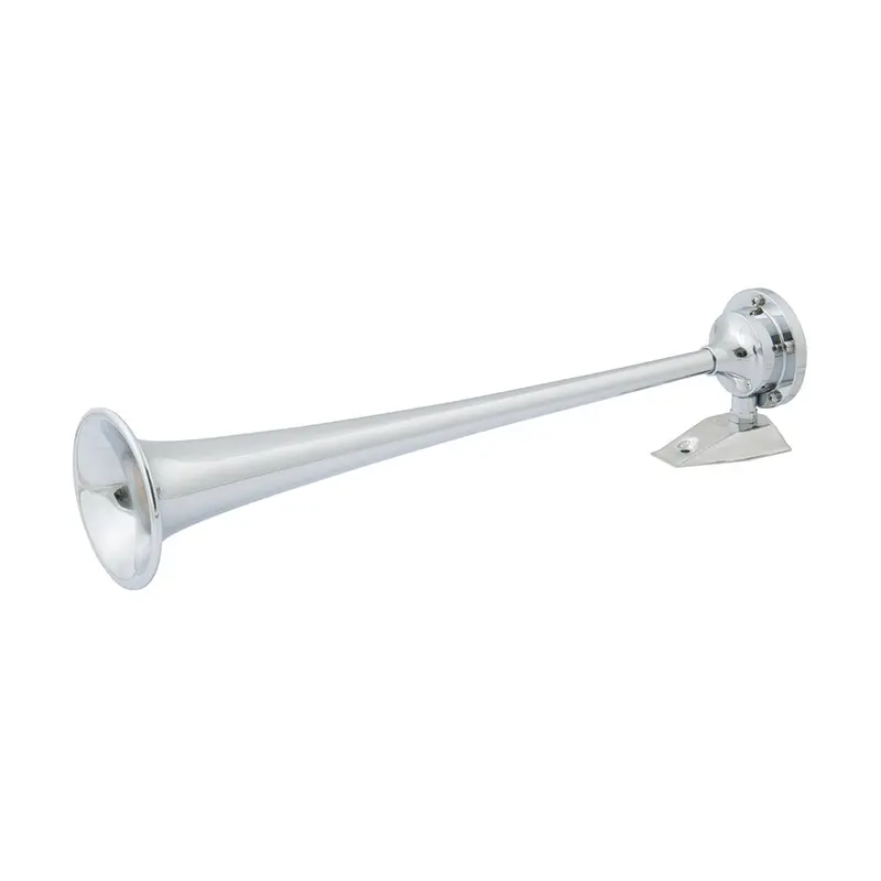 Marinco 12V Chrome Single-Trumpet Air Horn – Compact Warning Sound – 10105 1