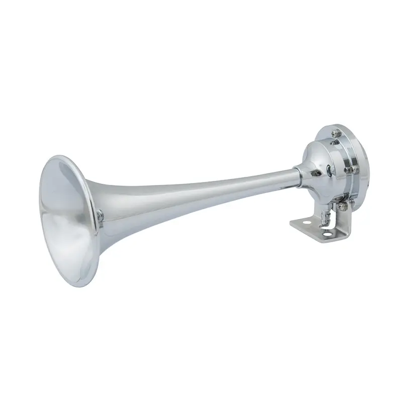 Marinco 12V Chrome Single-Trumpet Mini Horn – Low-Profile Alert System – 10107 1