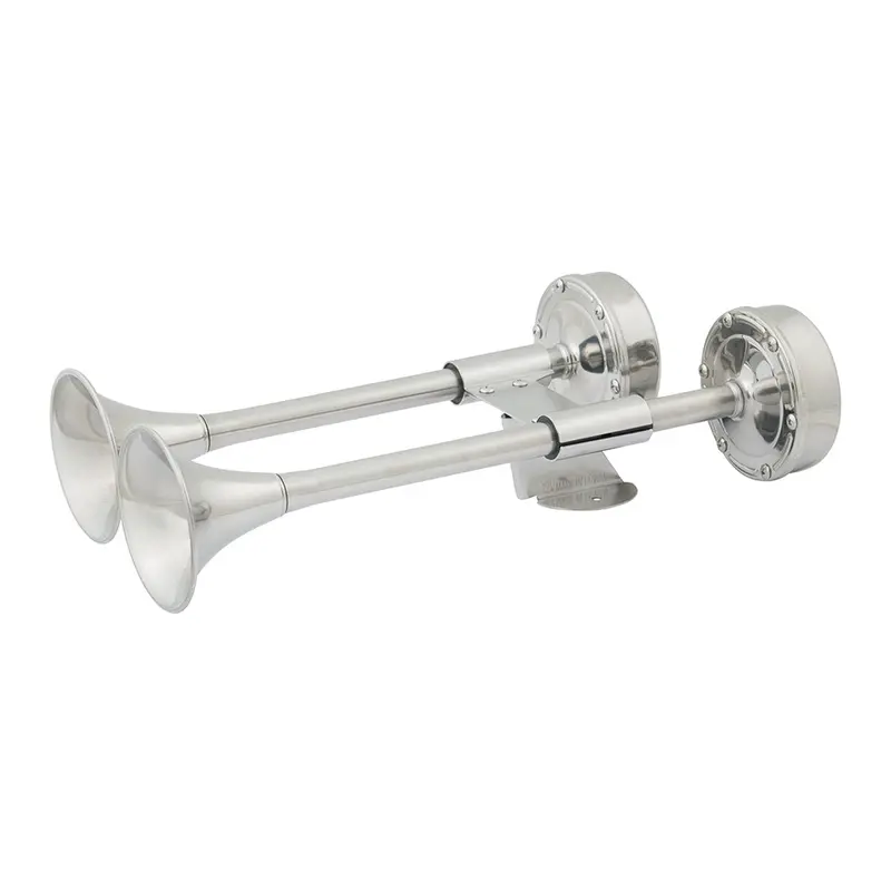 Marinco 12V Compact Dual-Trumpet Electric Horn – Rugged Marine Use – 10011 1
