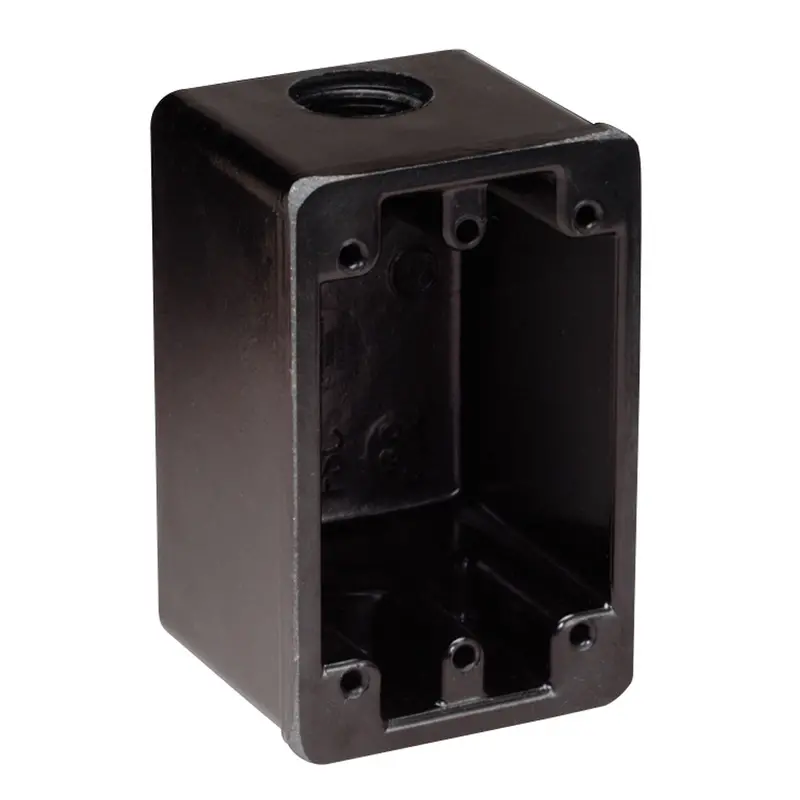Marinco Fs-Series Black Junction Box For 15A/20A/30A Marine Receptacles 1