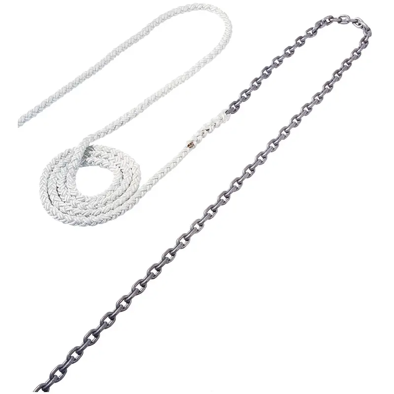 Maxwell Anchor Rode: 15-Foot 5/16" Chain + 150-Foot 5/8" Nylon Braid [Rode52] 1