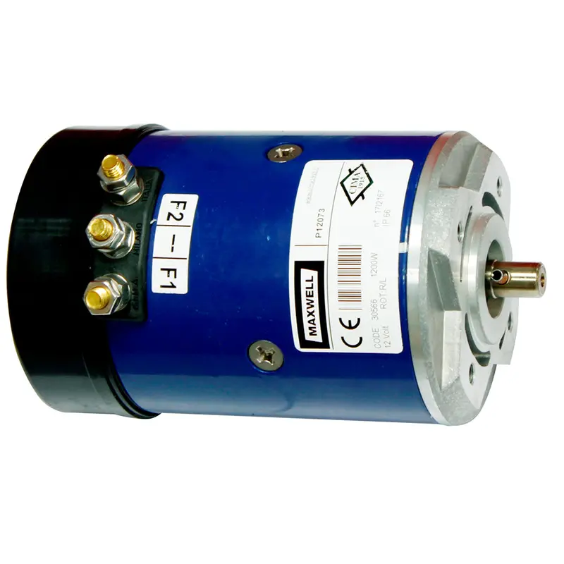 Maxwell Cima 1200W 12V Dc Motor With 4-Hole Flange Mounting 1