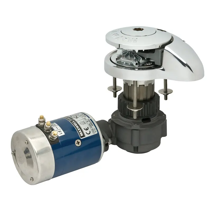 Maxwell Rc8612V Vertical Windlass: 12V, Supports 1/4" Chain & 1/2" Rope 1