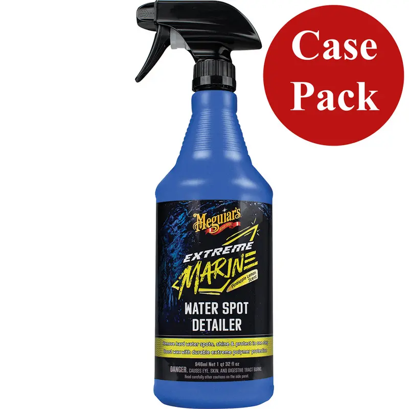 Meguiar’S Extreme Marine Water Spot Detailer – 32 Oz Bottle (Case Of 6) [M180232Case] 1