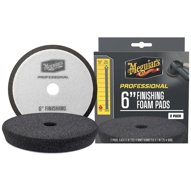 Meguiar’S Professional 6-Inch Foam Finishing Pads – 2-Pack [M6Ffp2] 1