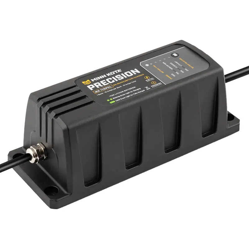 Minn Kota Mk-110 Onboard Lithium-Ion Optimized Charger – Single-Bank, 10A Output [1831101] 1