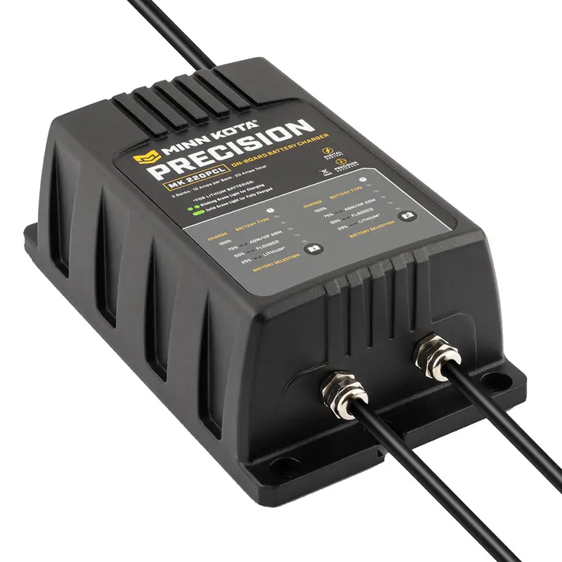 Minn Kota Mk-220 Onboard Lithium-Ion Optimized Charger – 2-Bank, 10A Per Bank [1832201] 1