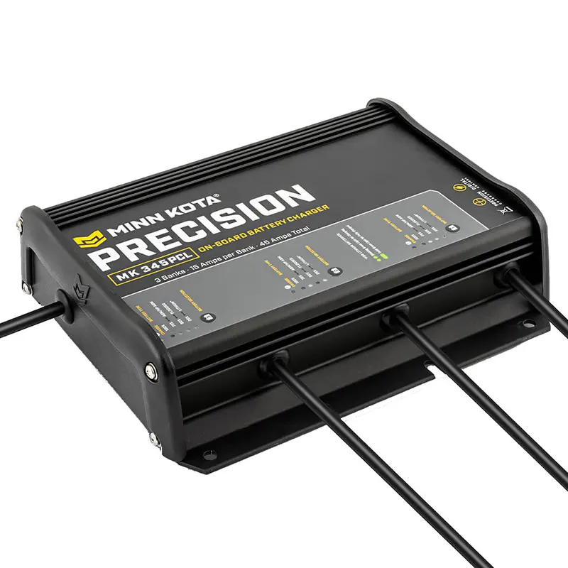Minn Kota Mk-345 Onboard 3-Bank 15A Lithium-Ion Optimized Precision Charger 1