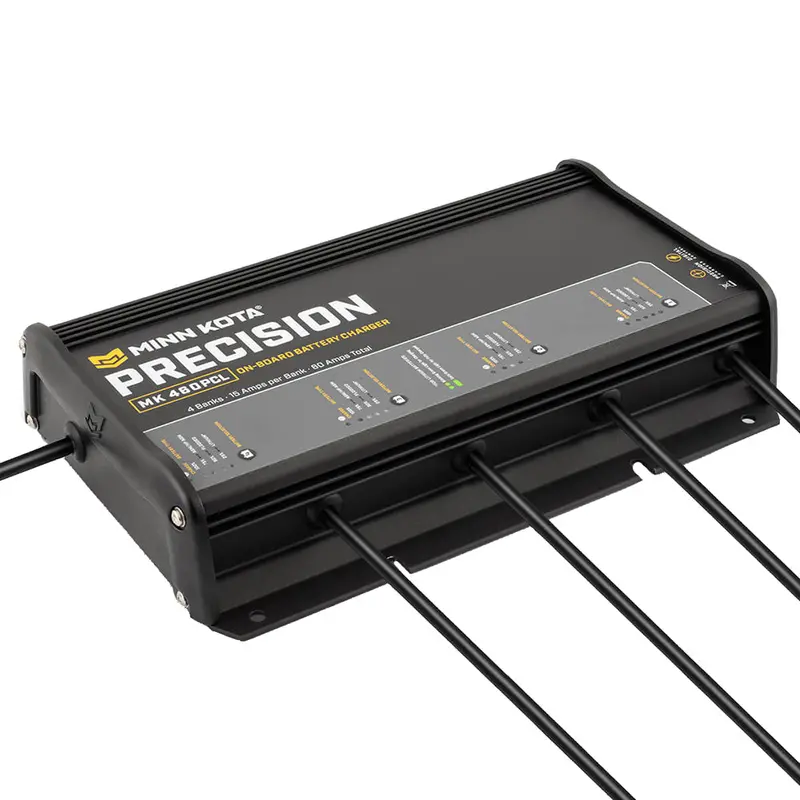 Minn Kota Mk-460 Onboard 4-Bank 15A Lithium-Ion Optimized Precision Charger 1