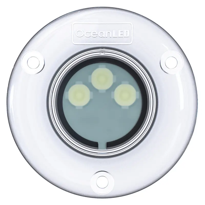 Oceanled D3 Underwater Light – Ultra-White, Includes Isolation Kit For Through-Hull Install (D3009Wi) 1