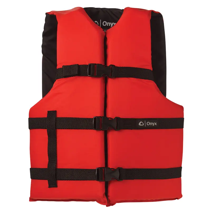 Onyx Adult Universal-Fit Nylon Life Vest – Red, Uscg-Approved Type Iii (103000-100-004-12) 1