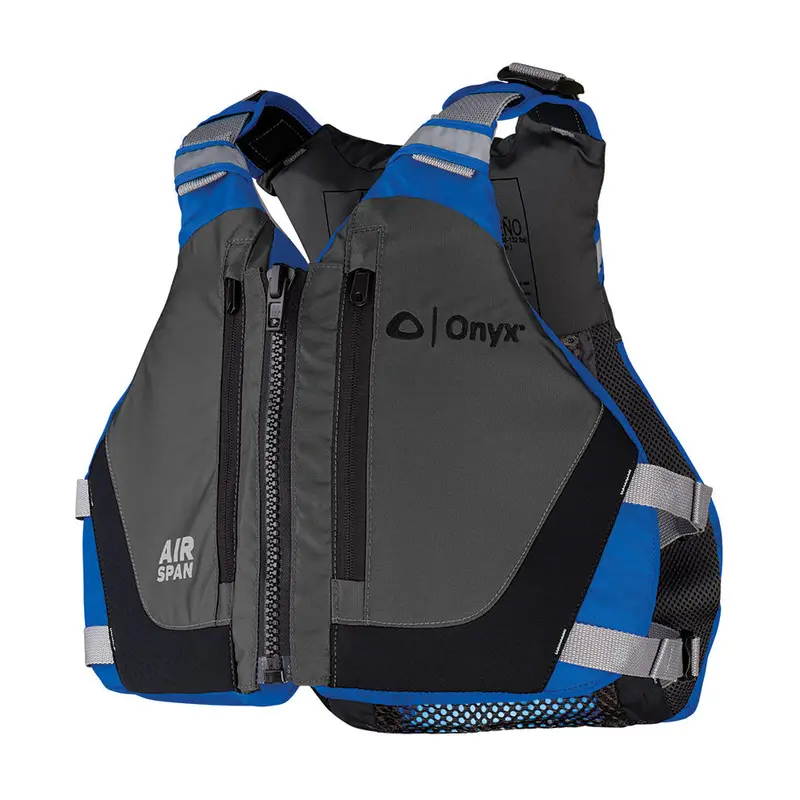 Onyx Airspan Breeze Inflatable Life Jacket – Blue, Extra-Small/Small Size 1