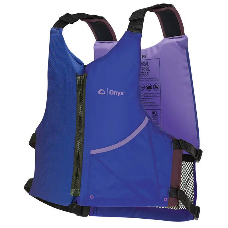 Onyx Universal Adult Paddle Pfd Life Jacket – Blue/Purple Buoyancy Vest 121900-600-004-24 1