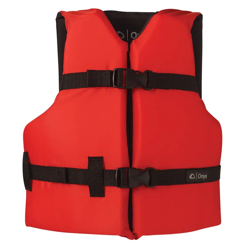 Onyx Youth Nylon Life Jacket – Red, 50–90 Lbs, Uscg-Approved Type Iii (103000-100-002-12) 1