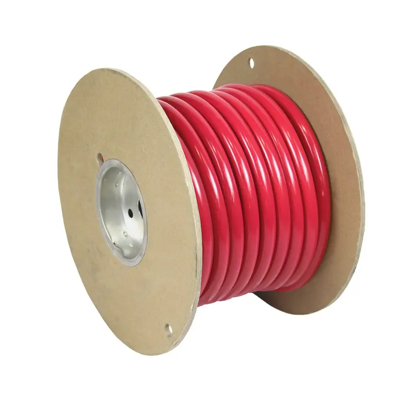 Pacer 1/0 Awg Red Battery Cable – 25-Foot Spool [Wul1/0Rd-25] 1