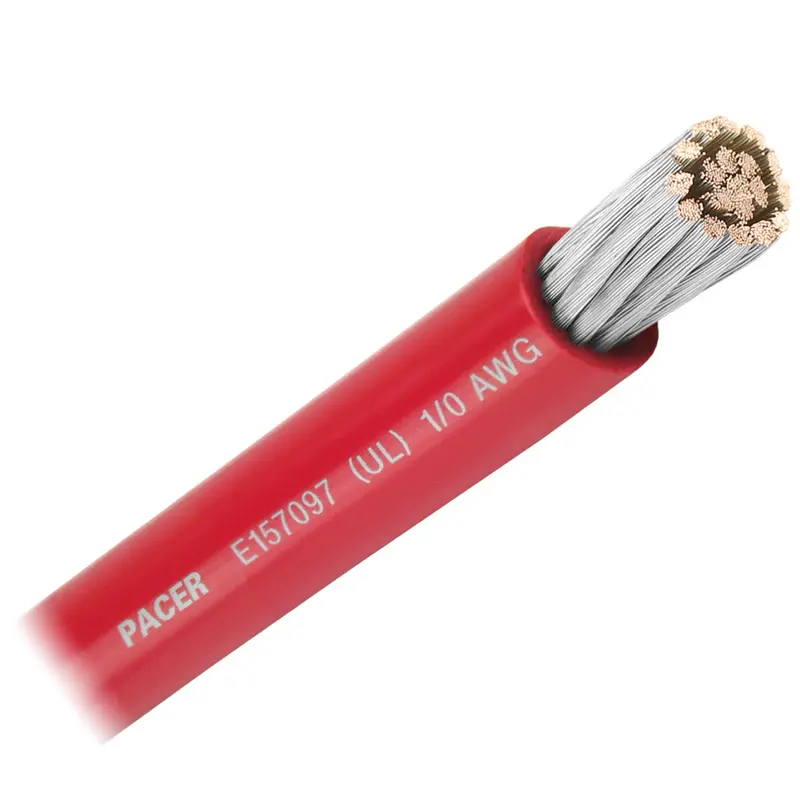 Pacer 1/0 Awg Red Battery Cable – Sold By The Foot [Wul1/0Rd-Ft] 1