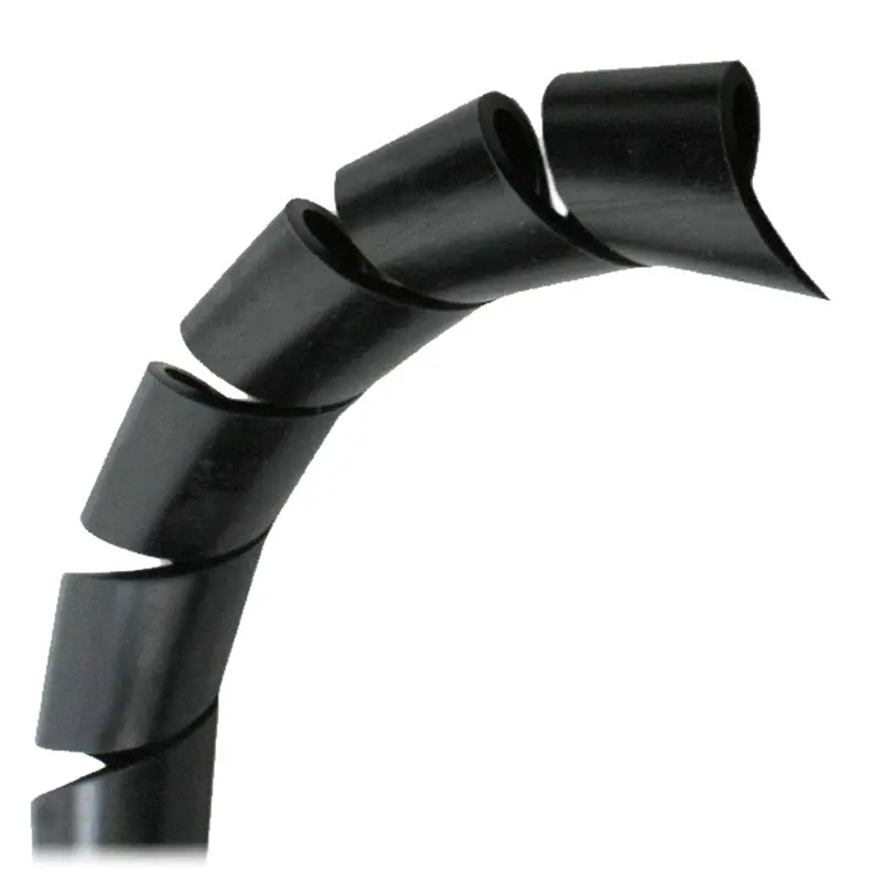 Pacer 1/2-Inch Black Spiral Wrap – 100-Foot Flexible Conduit Alternative 1