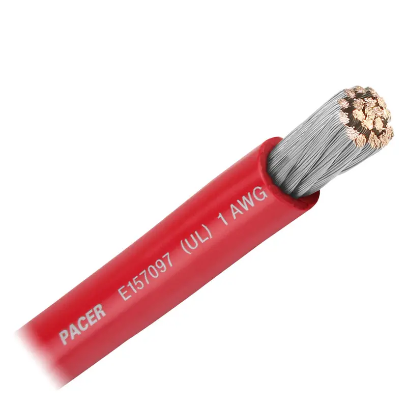 Pacer 1 Awg Red Battery Cable – Sold By The Foot [Wul1Rd-Ft] 1