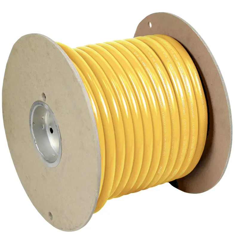 Pacer 1 Awg Yellow Battery Cable – 100-Foot Spool [Wul1Yl-100] 1