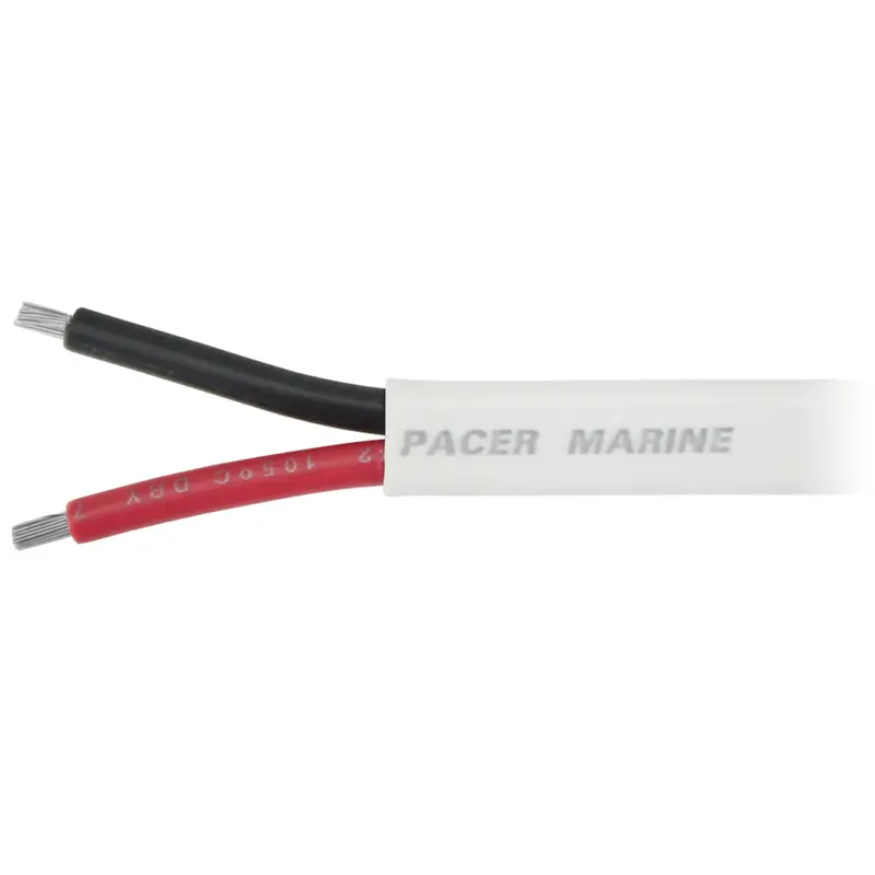 Pacer 10/2 Awg Red-Black Flat Duplex Cable – Sold By The Foot [W10/2Dc-Ft] 1