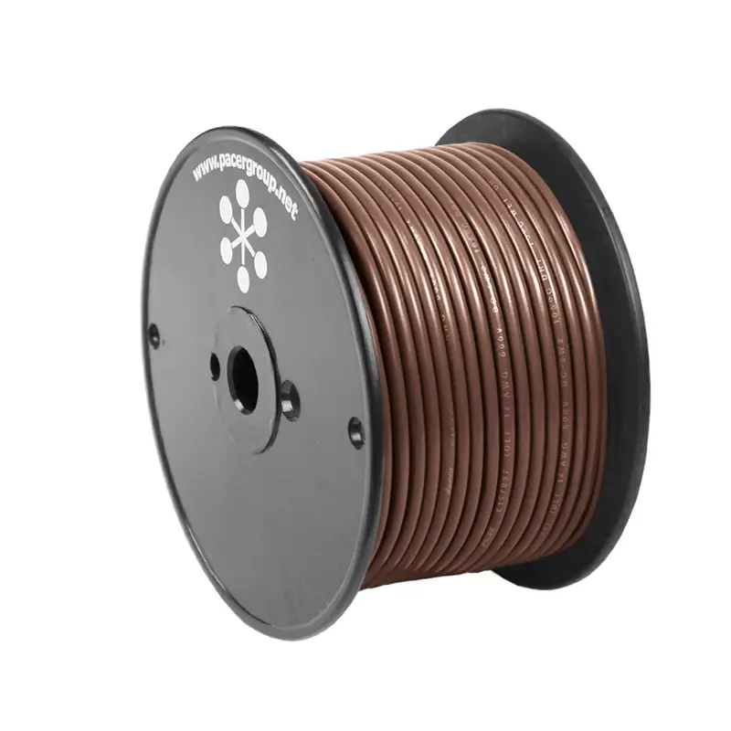 Pacer 10 Awg Brown Primary Wire Roll – 20 Feet 1