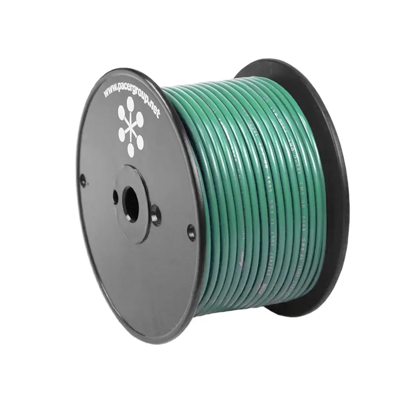 Pacer 12 Awg Green Primary Wire Roll – 100 Feet 1