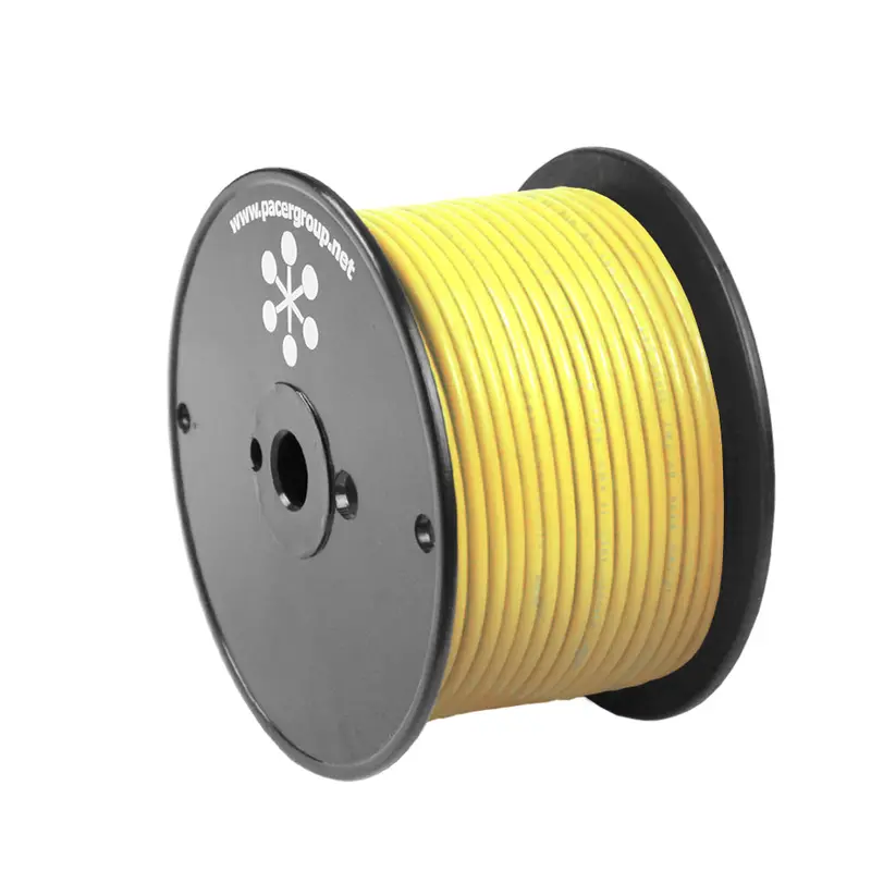 Pacer 12 Awg Yellow Primary Wiring – 100-Foot Spool 1