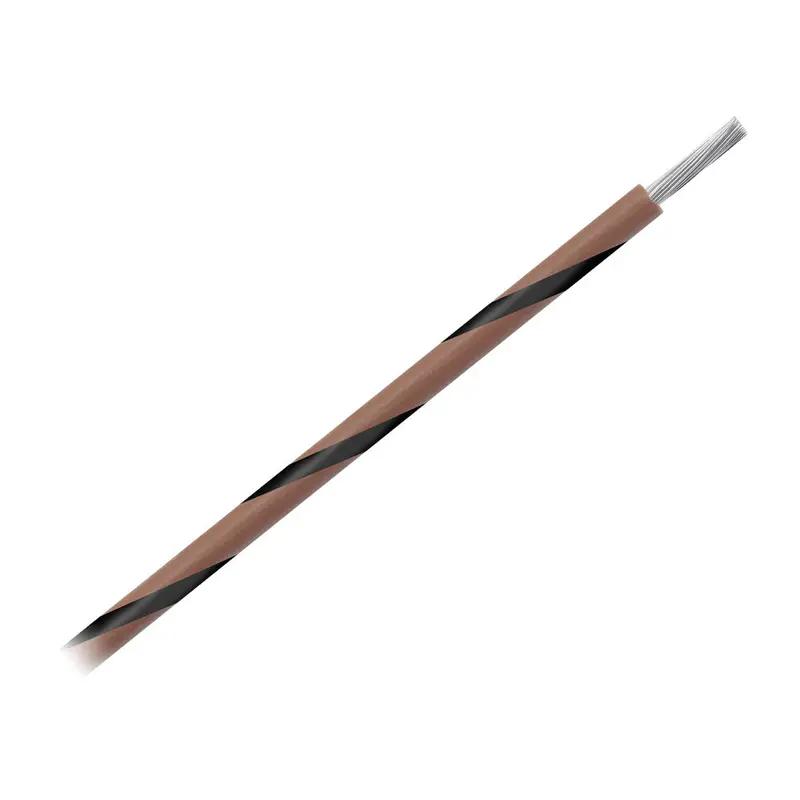 Pacer 14-Awg Brown-With-Black-Stripe Marine Wire – 1000-Foot Spool 1