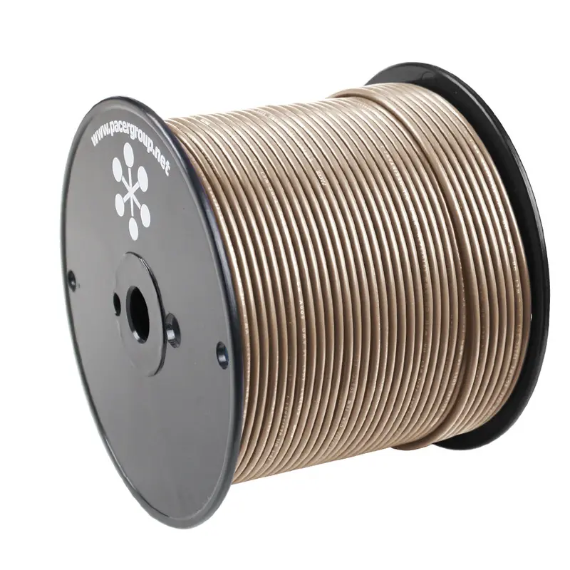 Pacer 14 Awg Tan Primary Wire Roll – 500 Feet 1