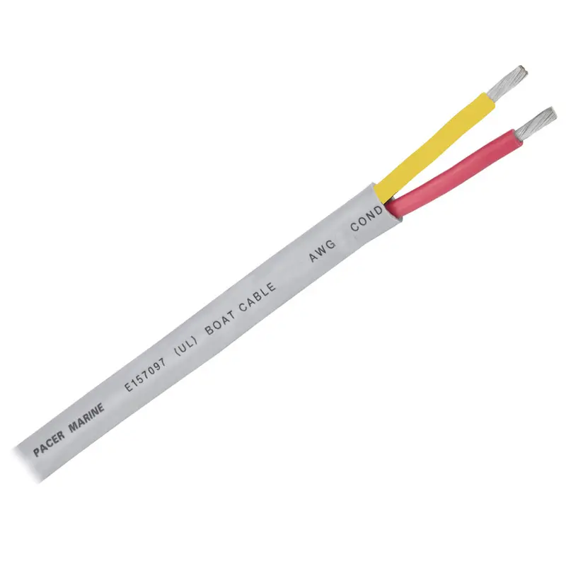 Pacer 16/2 Awg Red-Yellow Round Safety Duplex Cable – 250-Foot Roll [Wr16/2Ryw-250] 1