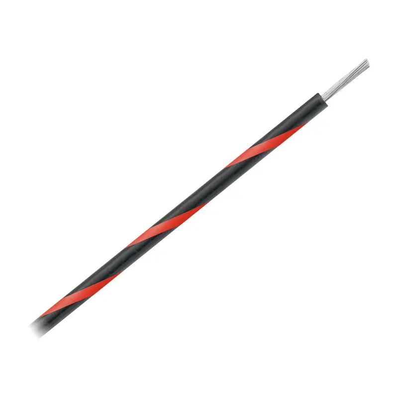 Pacer 16-Awg Black-With-Red-Stripe Marine Wire – 1000-Foot Spool 1