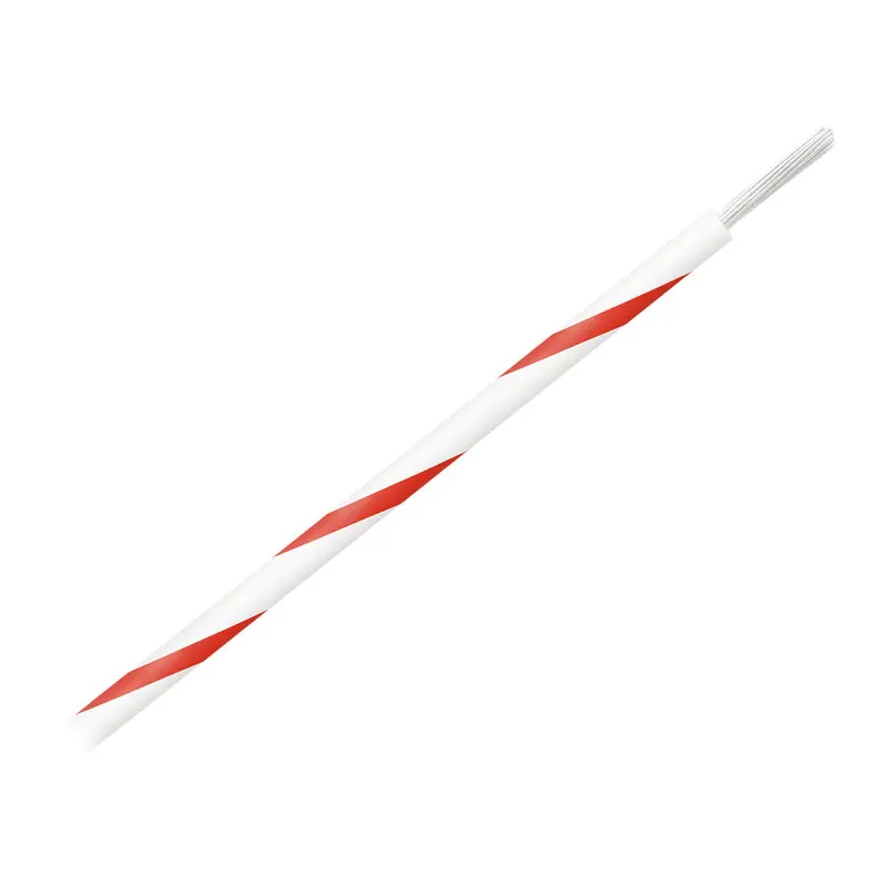 Pacer 16-Awg White-With-Red-Stripe Marine Wire – 500-Foot Spool 1