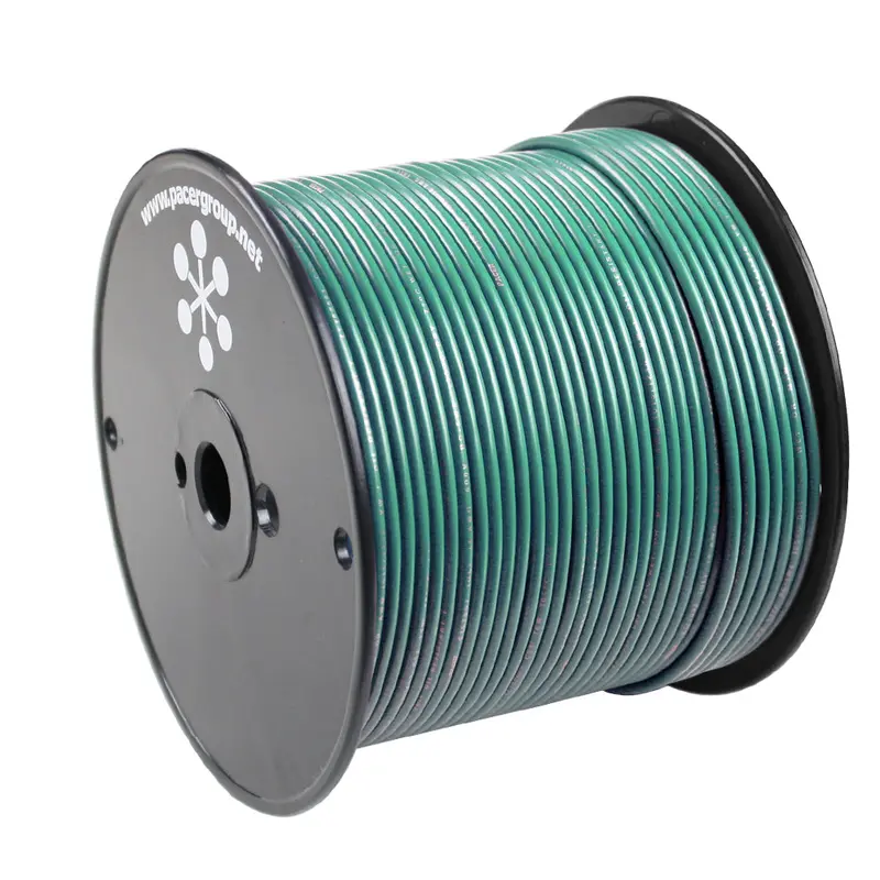 Pacer 18 Awg Green Primary Wiring – 500-Foot Spool [Wul18Gn-500] 1