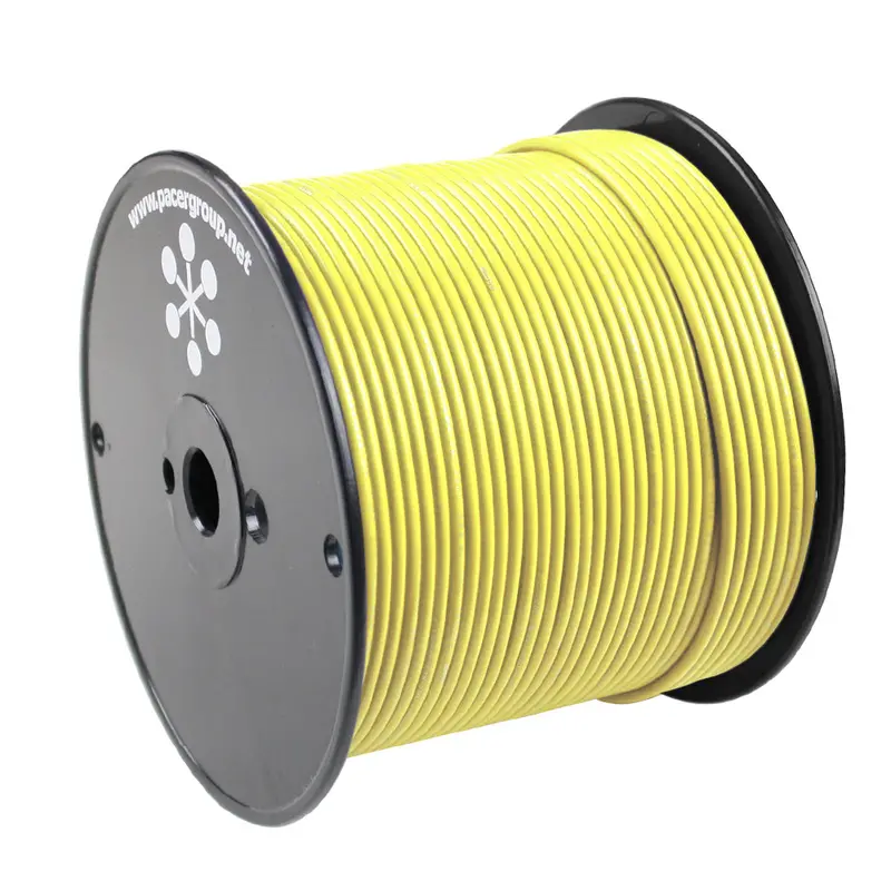 Pacer 18 Awg Yellow Primary Wire – 500-Foot Roll [Wul18Yl-500] 1