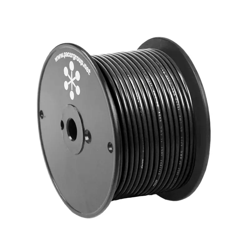 Pacer Black 10 Awg Primary Marine Wiring – 20-Foot Spool 1