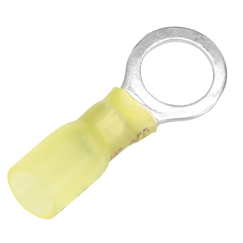 Pacer Te10-38R-25 Heat Shrink Ring Terminal – 12–10 Awg, 3/8" Stud, 25-Pack 1