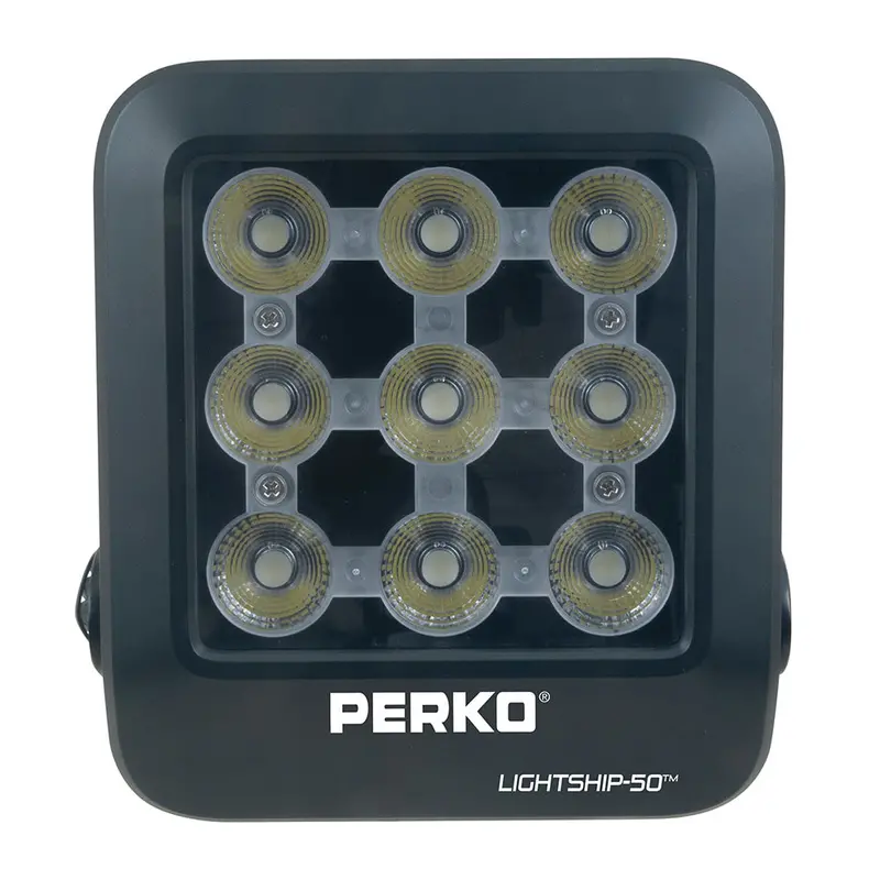 Perko 1643050S0B Lightship 50 Led Spotlight – Energy-Efficient 12/24V Spotlight, Black 1