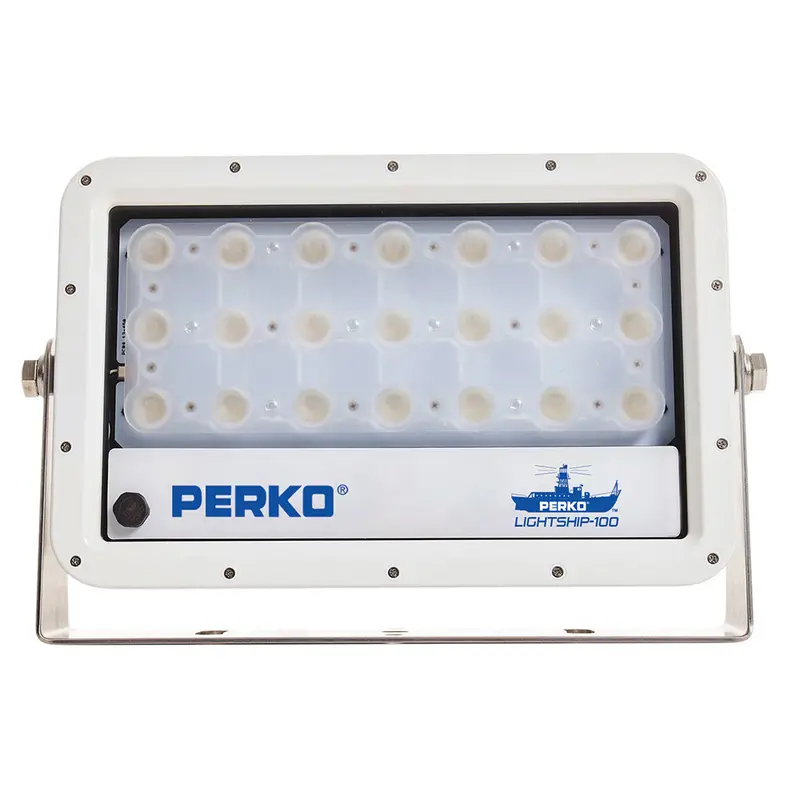 Perko 1643100F0W Lightship 100 Led Floodlight – 12/24V, White Housing 1