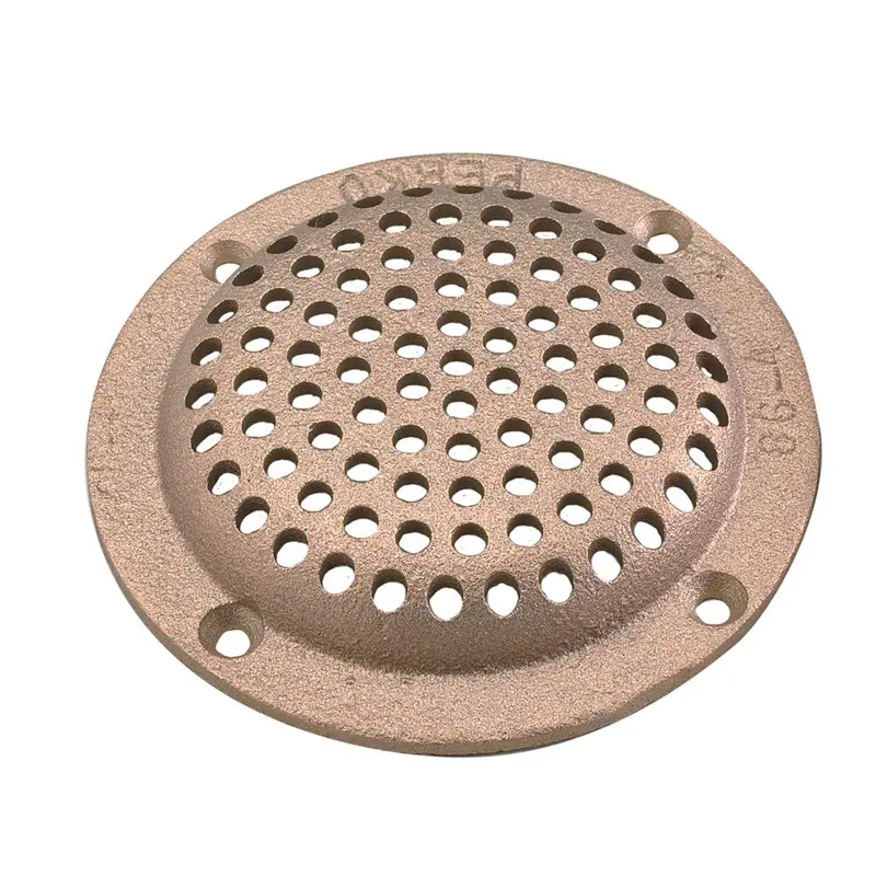 Perko 6-Inch Round Bronze Strainer – Usa-Made Marine Grade 1