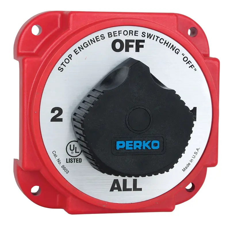 Perko 8603Dp Heavy-Duty Battery Selector Switch With Alternator Field Disconnect 1