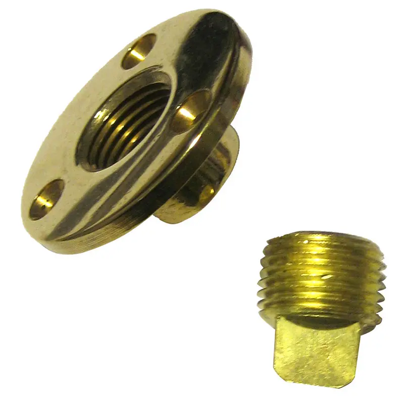 Perko Cast Bronze Garboard Drain Assembly With Plug (Usa Made) 1