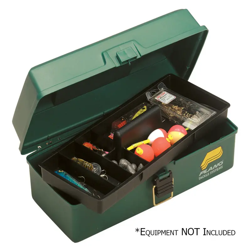 Plano Compact One-Tray Tackle Box – Green Color 1