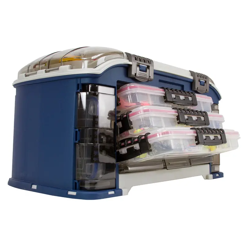 Plano Elite Series Angled Tackle System – 3700 Size, Blue 1