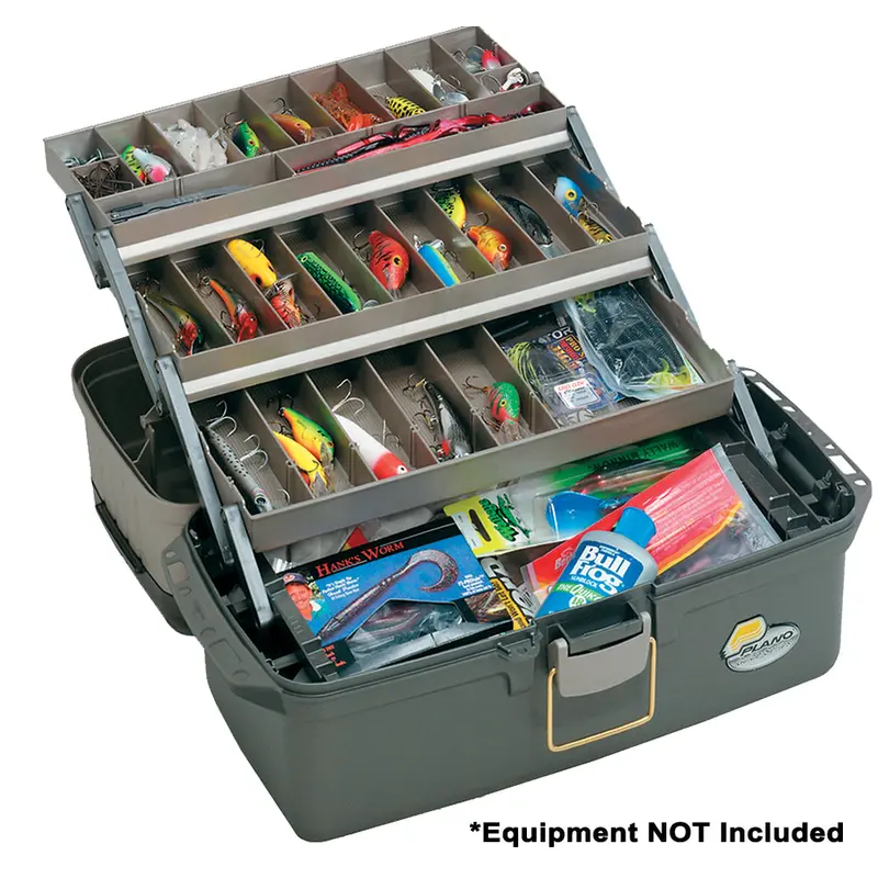 Plano Guide Series Tray Tackle Box – Graphite/Sandstone Finish 1