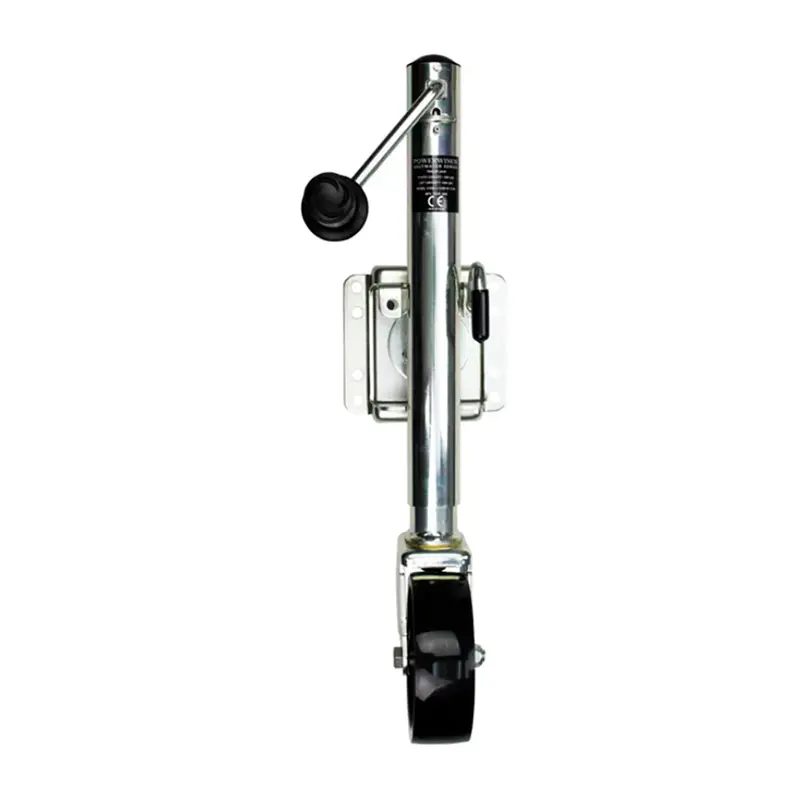 Powerwinch Saltwater Series 1200 Lb Bolt-On Single-Wheel Trailer Jack – Zinc-Coated For Corrosion Resistance (500+ Hr Salt Spray Rated) 1