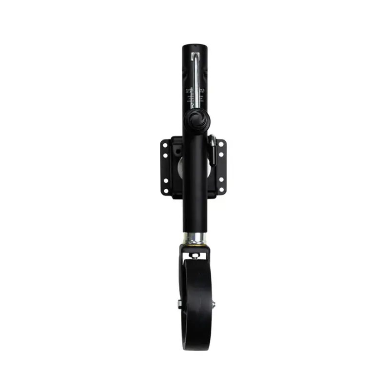 Powerwinch Select Series 1500-Lb Weld-On Single-Wheel Jack – Carbon Black Surface 1